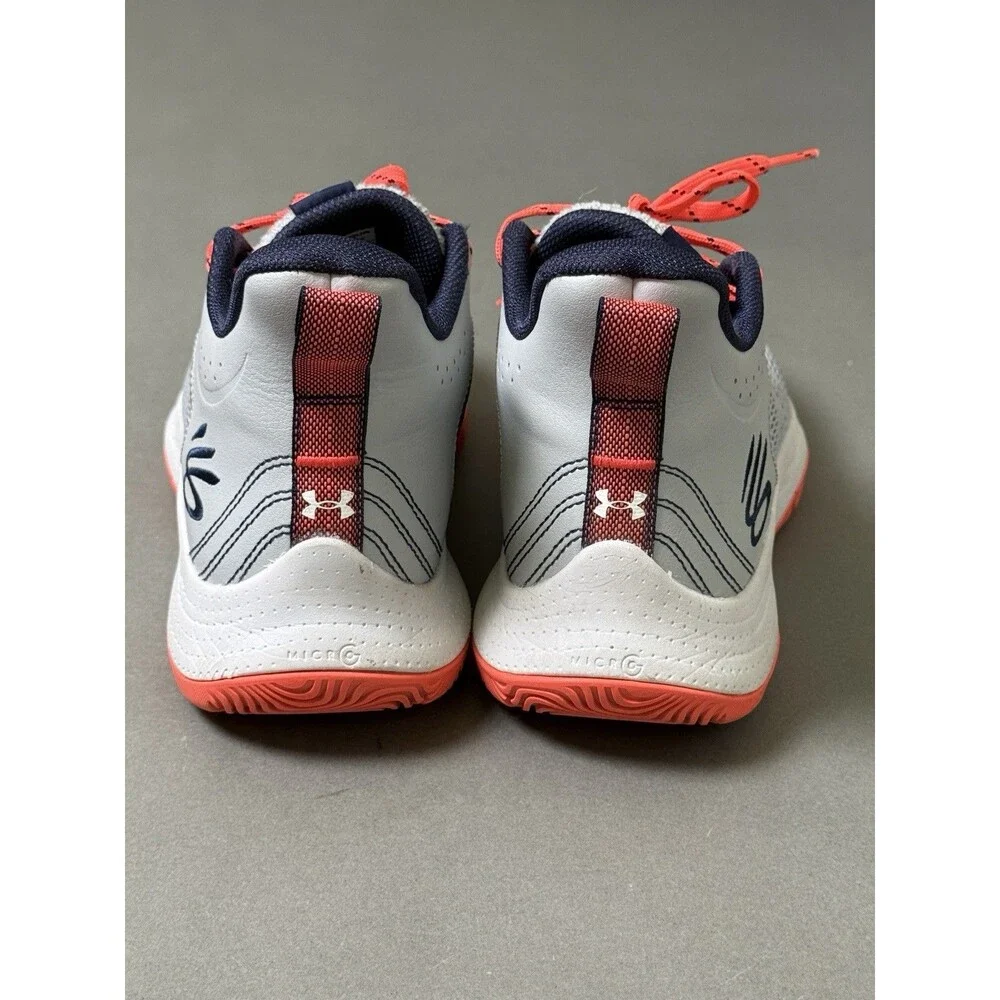 Under Armour Curry GS 3Z6 Gray Basketball Shoes Men's Size 8.5